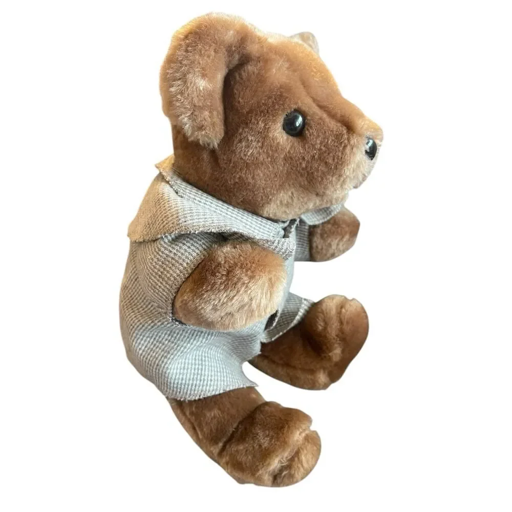 Vintage 1983 Trudy Teddy Bear Sherlock Holmes (no hat or magnifying glass)